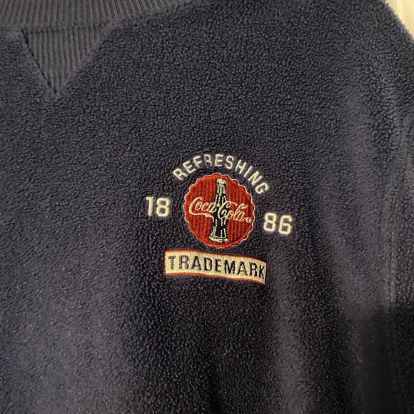 Small fleece coca-cola coke sweater jumper mens - Picture 11 of 11